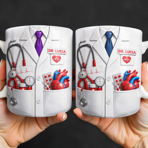 Celebrate Dedication And Care With Custom Doctor Themed Mug, Coffee Mug, Gift For Doctors And Medical Students