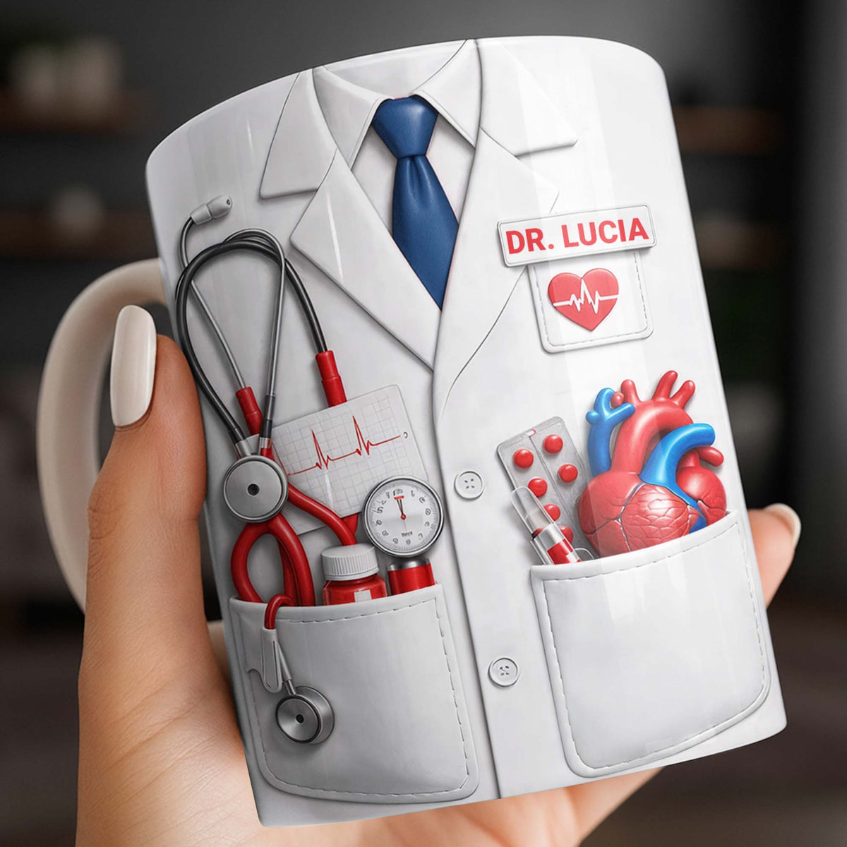 Celebrate Dedication And Care With Custom Doctor Themed Mug, Coffee Mug, Gift For Doctors And Medical Students