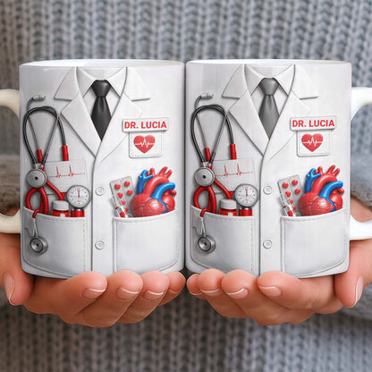 Celebrate Dedication And Care With Custom Doctor Themed Mug, Coffee Mug, Gift For Doctors And Medical Students