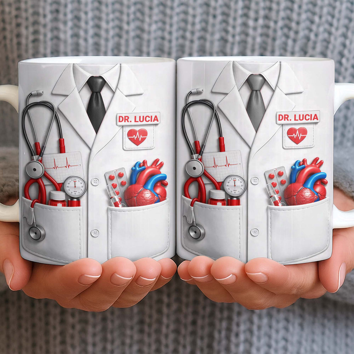 Celebrate Dedication And Care With Custom Doctor Themed Mug, Coffee Mug, Gift For Doctors And Medical Students