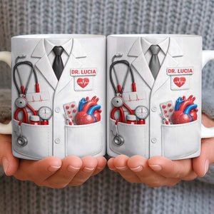 Celebrate Dedication And Care With Custom Doctor Themed Mug, Coffee Mug, Gift For Doctors And Medical Students