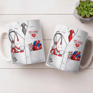 Celebrate Dedication And Care With Custom Doctor Themed Mug, Coffee Mug, Gift For Doctors And Medical Students