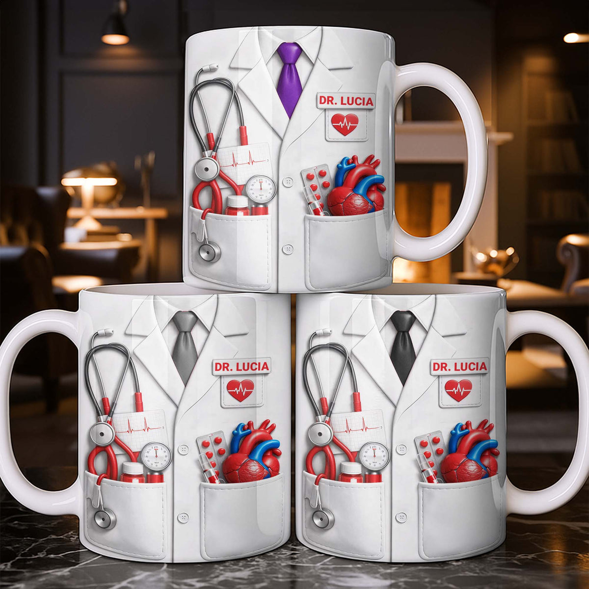 Celebrate Dedication And Care With Custom Doctor Themed Mug, Coffee Mug, Gift For Doctors And Medical Students