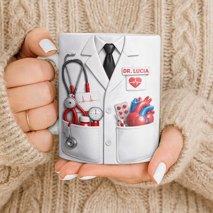 Celebrate Dedication And Care With Custom Doctor Themed Mug, Coffee Mug, Gift For Doctors And Medical Students