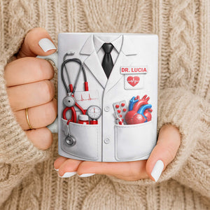 Celebrate Dedication And Care With Custom Doctor Themed Mug, Coffee Mug, Gift For Doctors And Medical Students