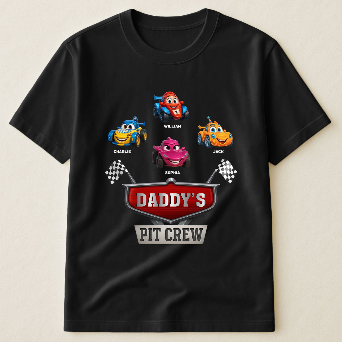 Father's Day Gifts, Daddy's Pit Crew - Personalized Shirt