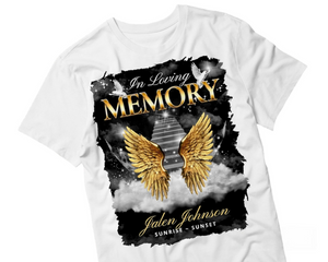 In Loving Memory Heaven's Stairway Memorial Shirt