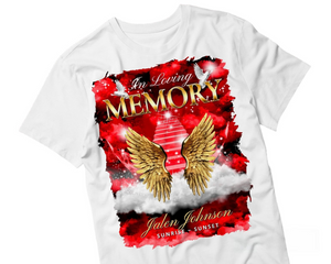 In Loving Memory Heaven's Stairway Memorial Shirt