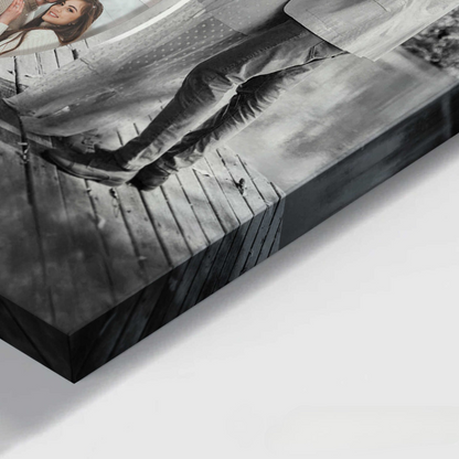 6th Anniversary Gift For Him, 6 Year Anniversary Gift For Her, Photo Collage Canvas Print