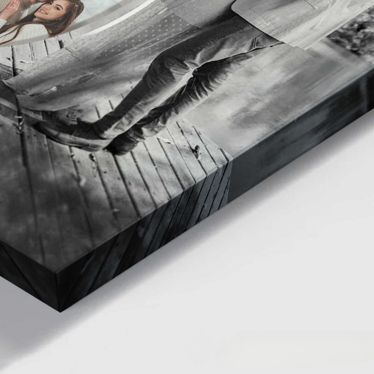 6th Anniversary Gift For Him, 6 Year Anniversary Gift For Her, Photo Collage Canvas Print