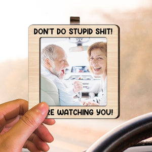 Don't Do Stupid Shit - Personalized Car Visor Clip