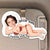 Drive Safe I F*cking Love You - Funny Gifts For Husband, Wife - Personalized Photo Wooden Car Visor Clip