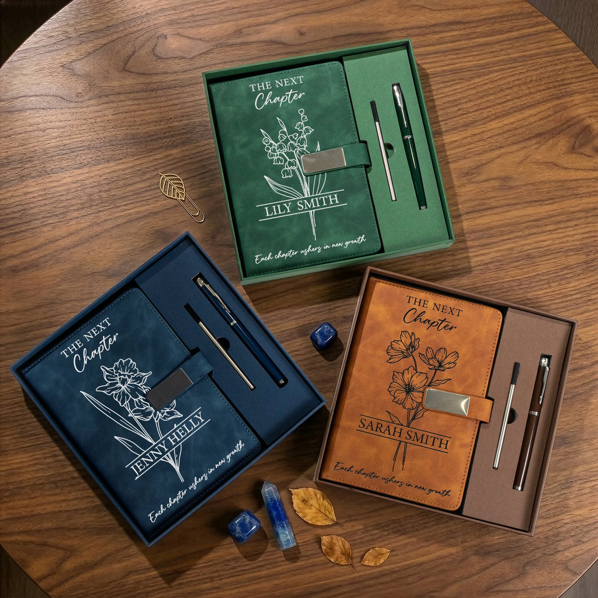Each Chapter Ushers In New Growth - Personalized Notebook Set