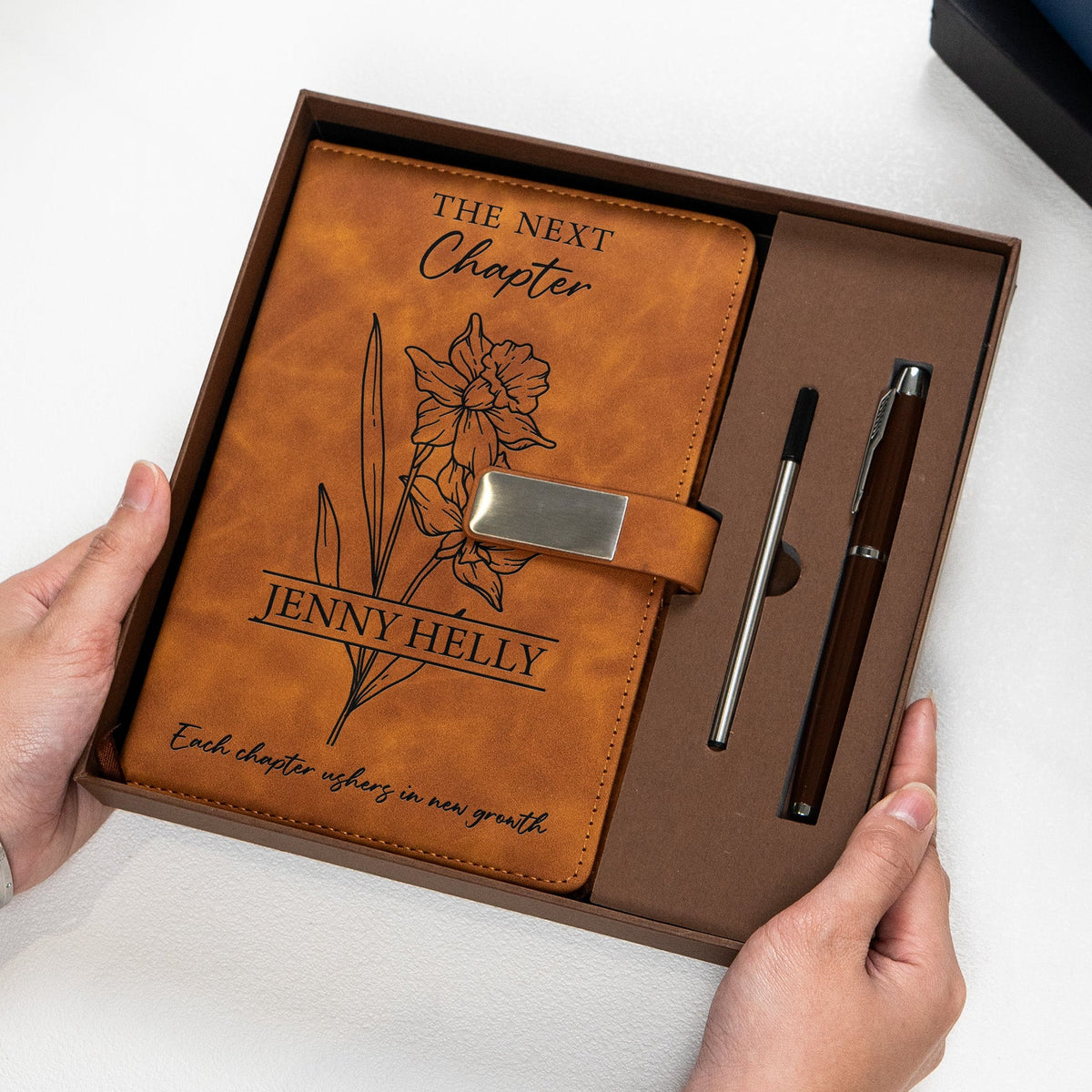 Each Chapter Ushers In New Growth - Personalized Notebook Set
