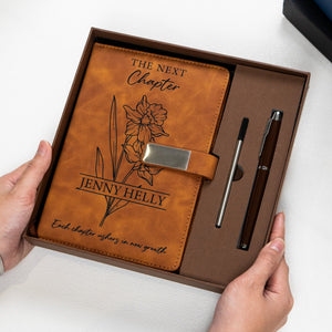 Each Chapter Ushers In New Growth - Personalized Notebook Set