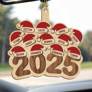 Celebrate Family This Holiday Season With Santa Hats,Custom Wood Ornament,Gift For Family