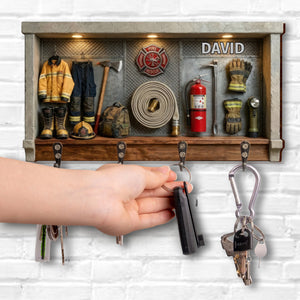 Celebrate Your Personal Hero, Key Holder, Gift For Firefighters and Families