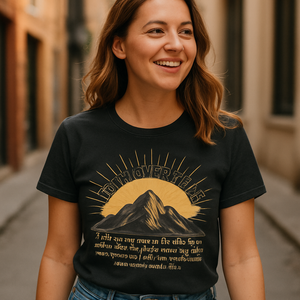 Faith Over Fear Christian Mountain T-Shirt – Inspirational Psalm 121:1 Scripture Shirt – Spiritual Uplifting Religious Graphic Tee Faith%20Over%20Fear%20prompt%20%2336%20lifestyle%20mockup.png