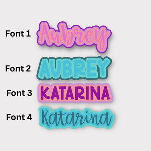 Personalized Magnet Custom Name Locker Magnet School Decal Fridge Magnet Laptop Sticker Teacher or Student Gift