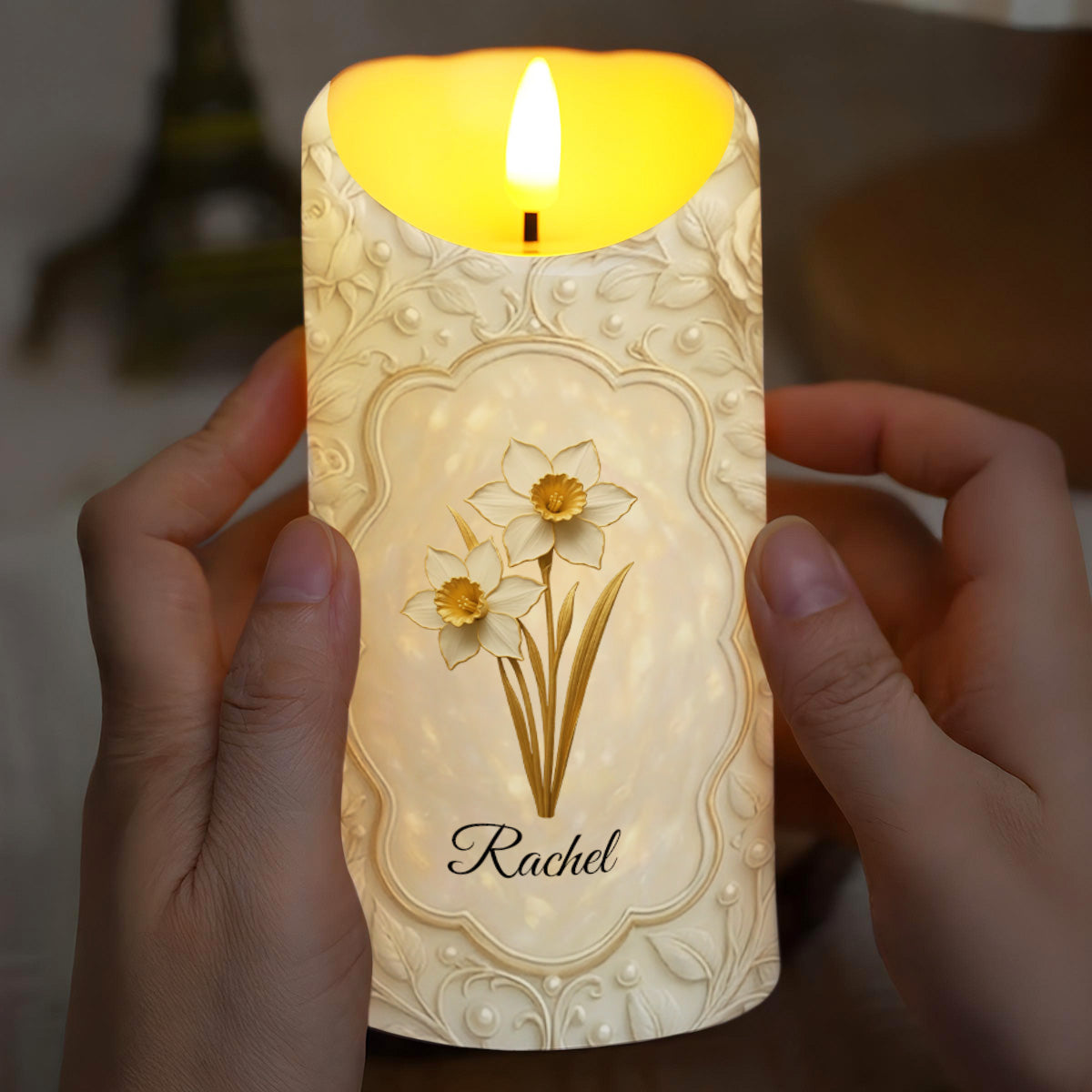 To My Granddaughter, Always Remember You Are Braver, Personalized Custom LED Candle, Gift For Granddaughters