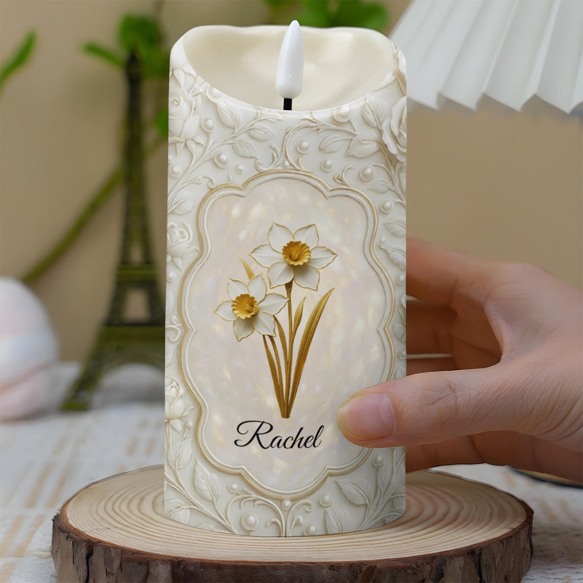 To My Granddaughter, Always Remember You Are Braver, Personalized Custom LED Candle, Gift For Granddaughters