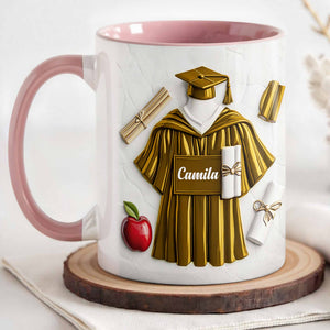 Celebrate Your Achievement, Personalized Mug, Gift For Graduate Lovers