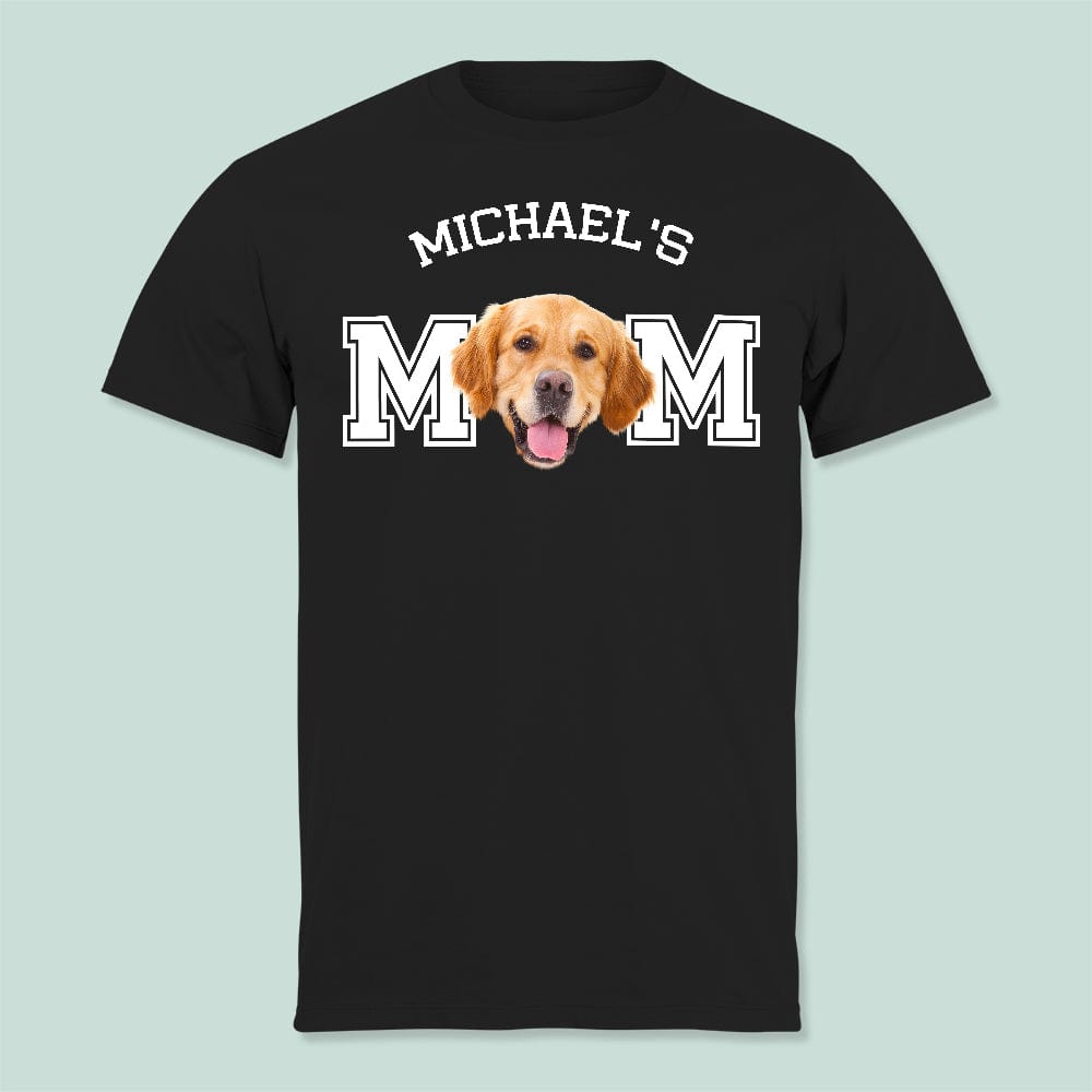 Personalized Photo Dog Cat Mom/Dad For Dog Lovers T-Shirt, Mother's Day Gift