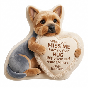 Custom Photo Memorial Pillow, Personalized Sympathy Keepsake, Remembrance Cushion, Bereavement Hug Gift