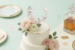 Personalised First Birthday Cake Topper | First Birthday Celebrations | Cake Topper | First Birthday Cake Topper | Birthday Cake Topper