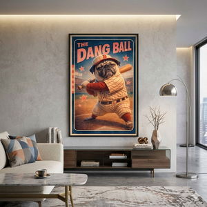 Hit The Dang Ball Baseball Dog Mom Shirt, Game Day Softball Tee, Distressed Dog Face Meme Sport Mom Dog Mom Gift