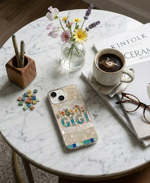 Stained Glass Effect Style NANA Phonecase, Gift For Mothers Day, Birthday, New Nana Grandma Gigi Present, Nana Reveal Gift