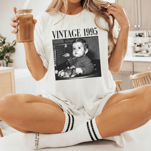 Personalised 30th Birthday Shirt, Custom Photo Birthday Comfort Colors Shirt, 30th Birthday Gift, 40th Birthday Gift, Vintage 1995 Shirt Gemini_Generated_Image_8g03gw8g03gw8g03.png