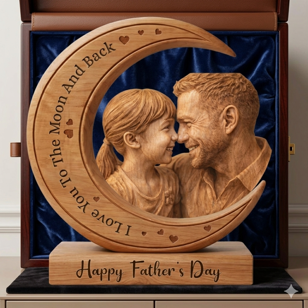 I Love You To The Moon and back - Wooden Plaque Gemini_Generated_Image_dw02yldw02yldw02.png