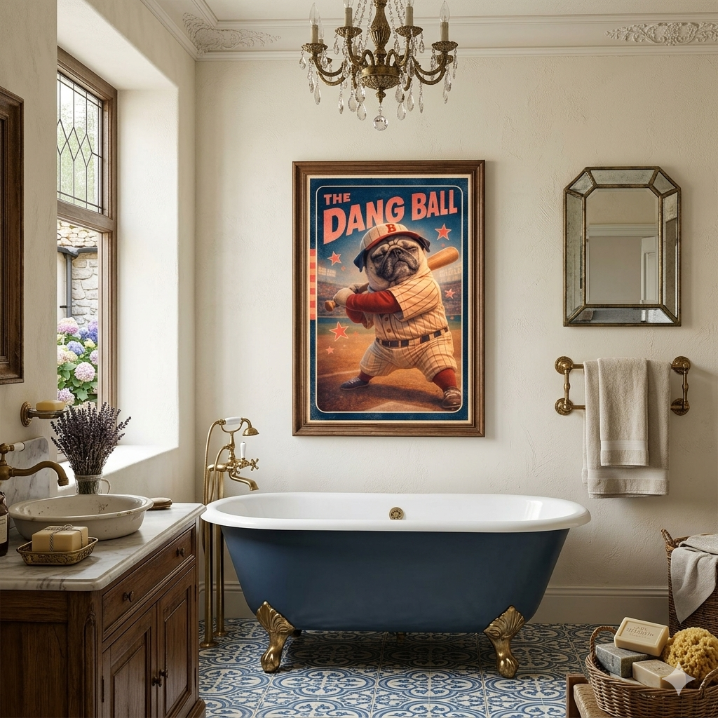 Hit The Dang Ball Baseball Dog Mom Shirt, Game Day Softball Tee, Distressed Dog Face Meme Sport Mom Dog Mom Gift