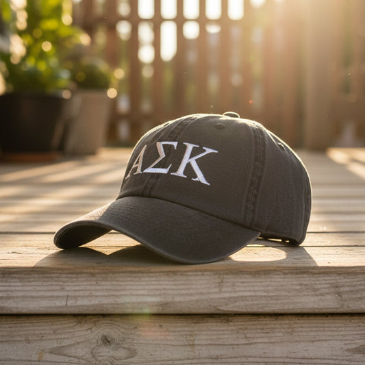Basic Embroidered Sorority Hat / Greek Letter Dad Hat / Big Little Basket Family Gift / Bid Day Bag Gift / Customizable Sorority Hat Gemini_Generated_Image_qcglnjqcglnjqcgl.jpg