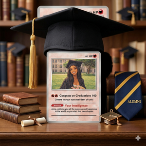 Cheers to your well-deserved success - Personalized Poke Card For Graduate On Graduations