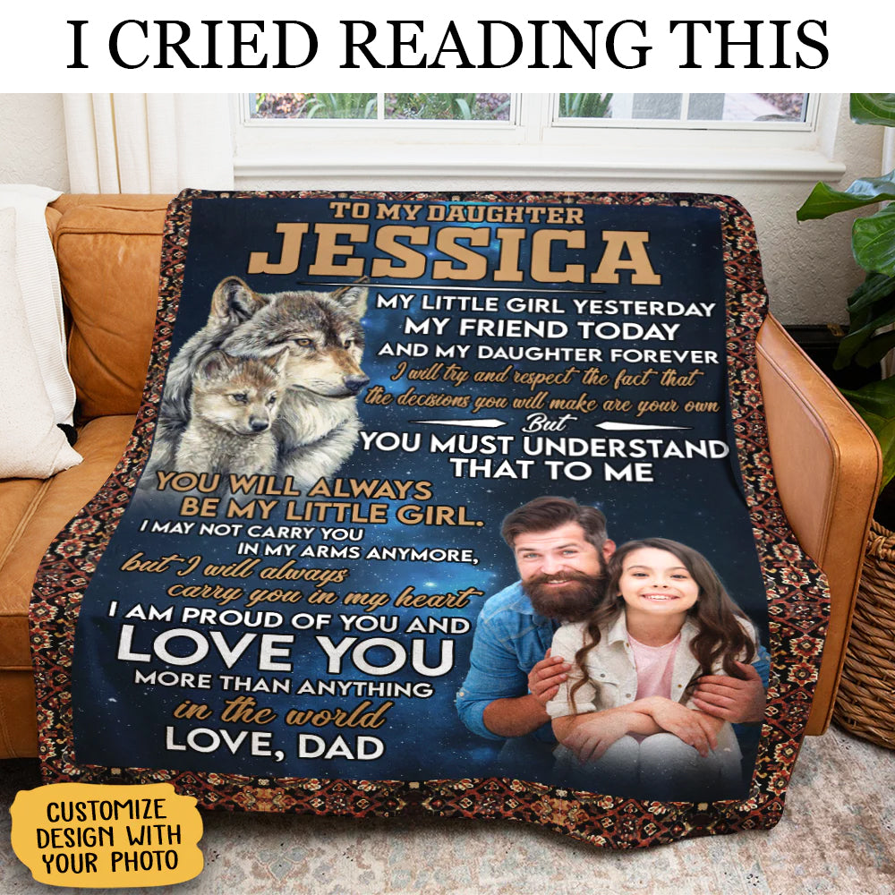 Wolf daughter blanket clearance