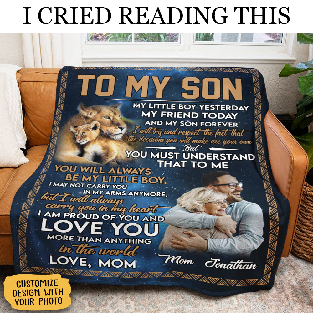 To my son blanket sales love mom