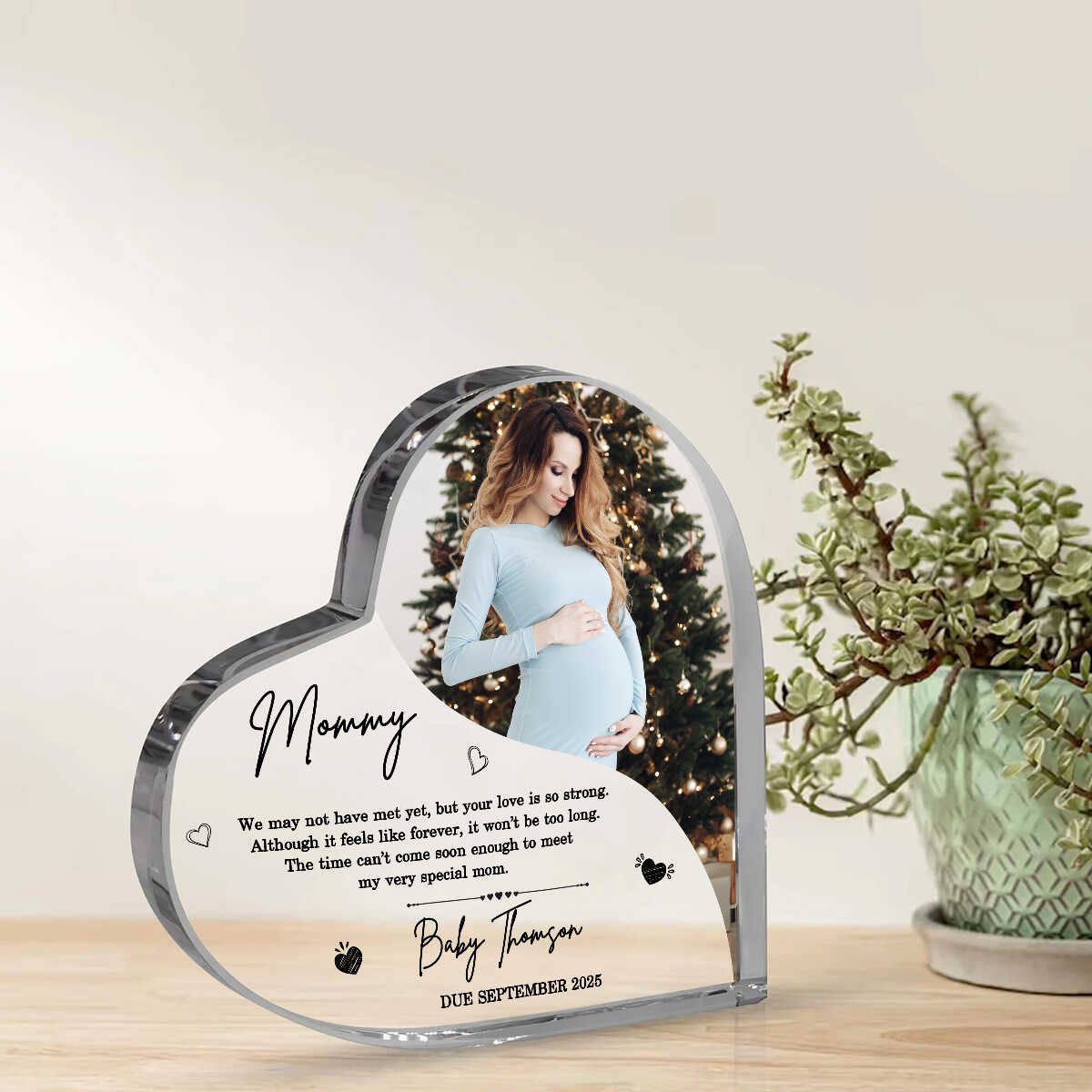 Gifts for Expecting Moms, Pregnant Mother s Day Gift Baby, Dear Mommy Mothers Day Acrylic, Personalized First Mother s Day Gift