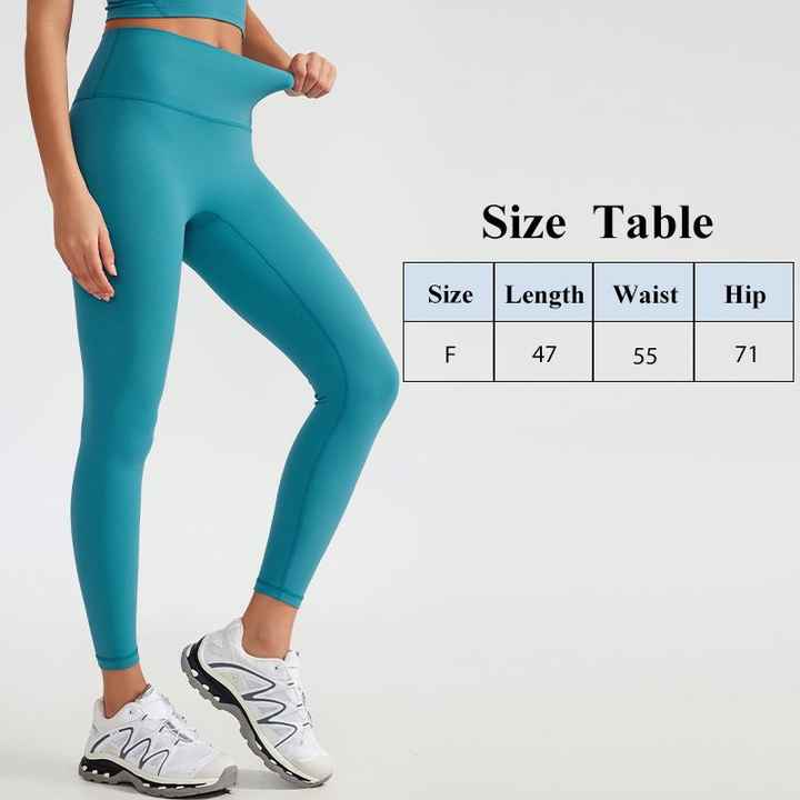 Women's Free Size Nude Feeling Legging High Waisted Abdominal Hip Lift Slimming Gym Sportswear Training Fitness Yoga Pants