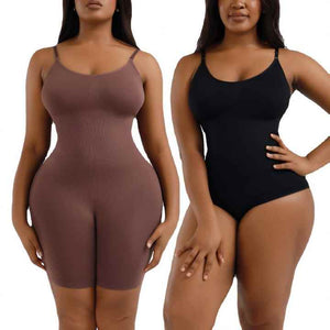 Plus Size Elasticity Knit High Waist Tummy Control Full Body Shaper Women Slimming Seamless Shapewear for Women