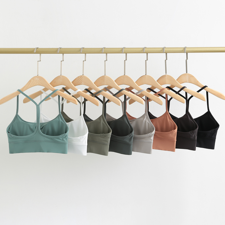 Hot Align Classical Y-shape Back With Breast Pad Shockproof Performance Yoga Running Sports Bra