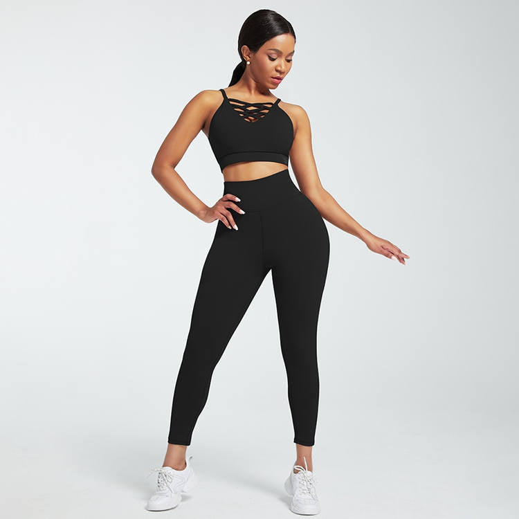 Women Seam Sports Bra High Waist Leggings Sportswear Suit Active Wear 3 Pieces Athletic Gym Fitness Yoga Sets