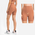 Custom Logo No Camel Toe Yoga Sport Shorts With Pockets Women Running Workout Fitness Booty Shorts