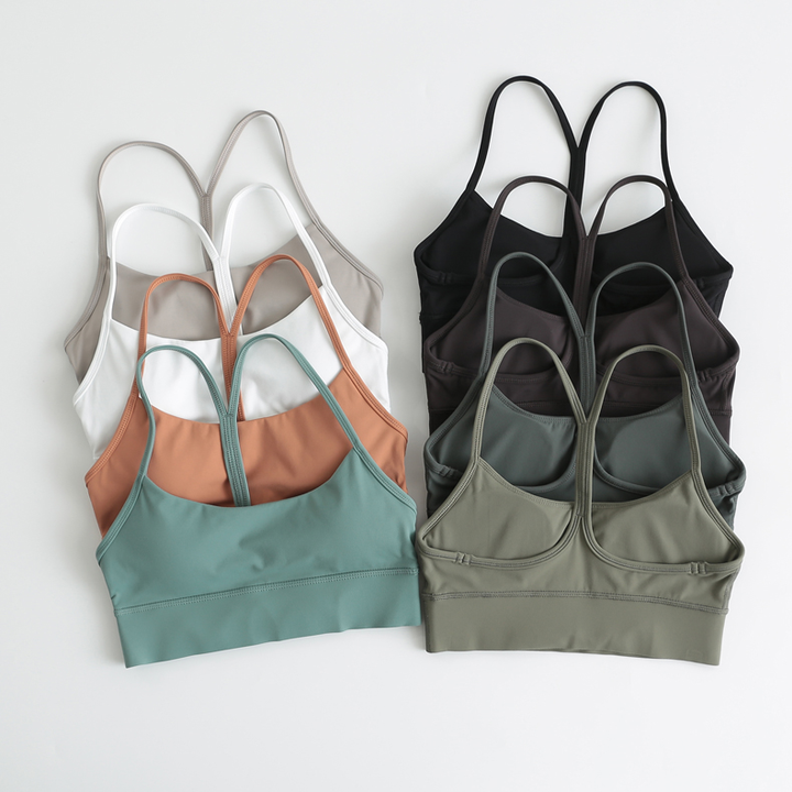 Hot Align Classical Y-shape Back With Breast Pad Shockproof Performance Yoga Running Sports Bra