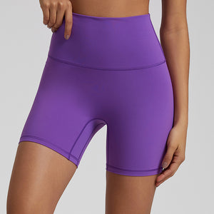 V-Back Seam Gym Yoga Biker Shorts High Waist Breathable Peach Hip Activewear Gym Leggings for Women
