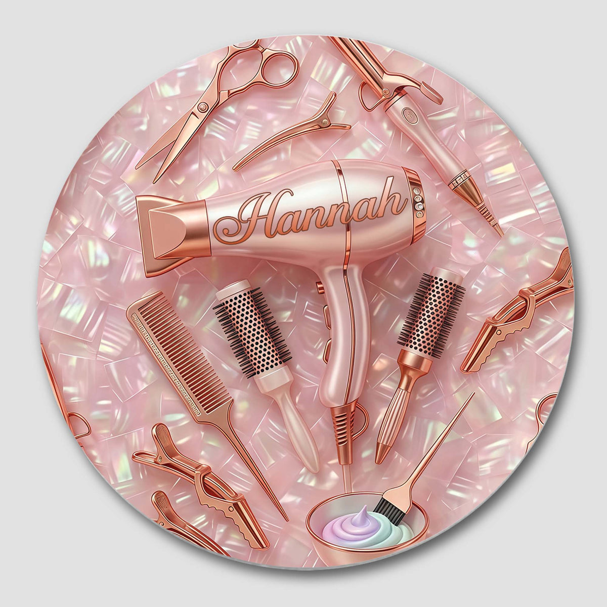 A Stylish Hair Therapist, Personalized Coaster, Gift For Hair Stylist