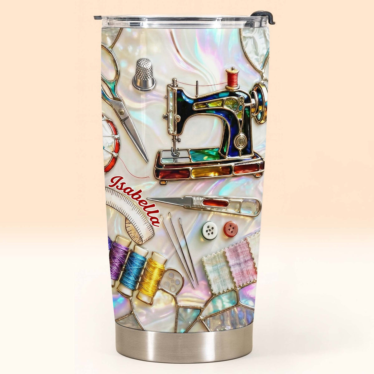 Sewing Machinist Nutritional Facts & Miracle Working Genius,Custom Tumbler,Gift For Crafters