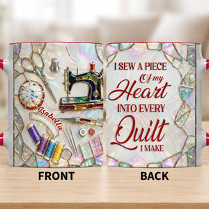 Creative Soul Sewing Personalized Accent Mug, Gift For Crafters