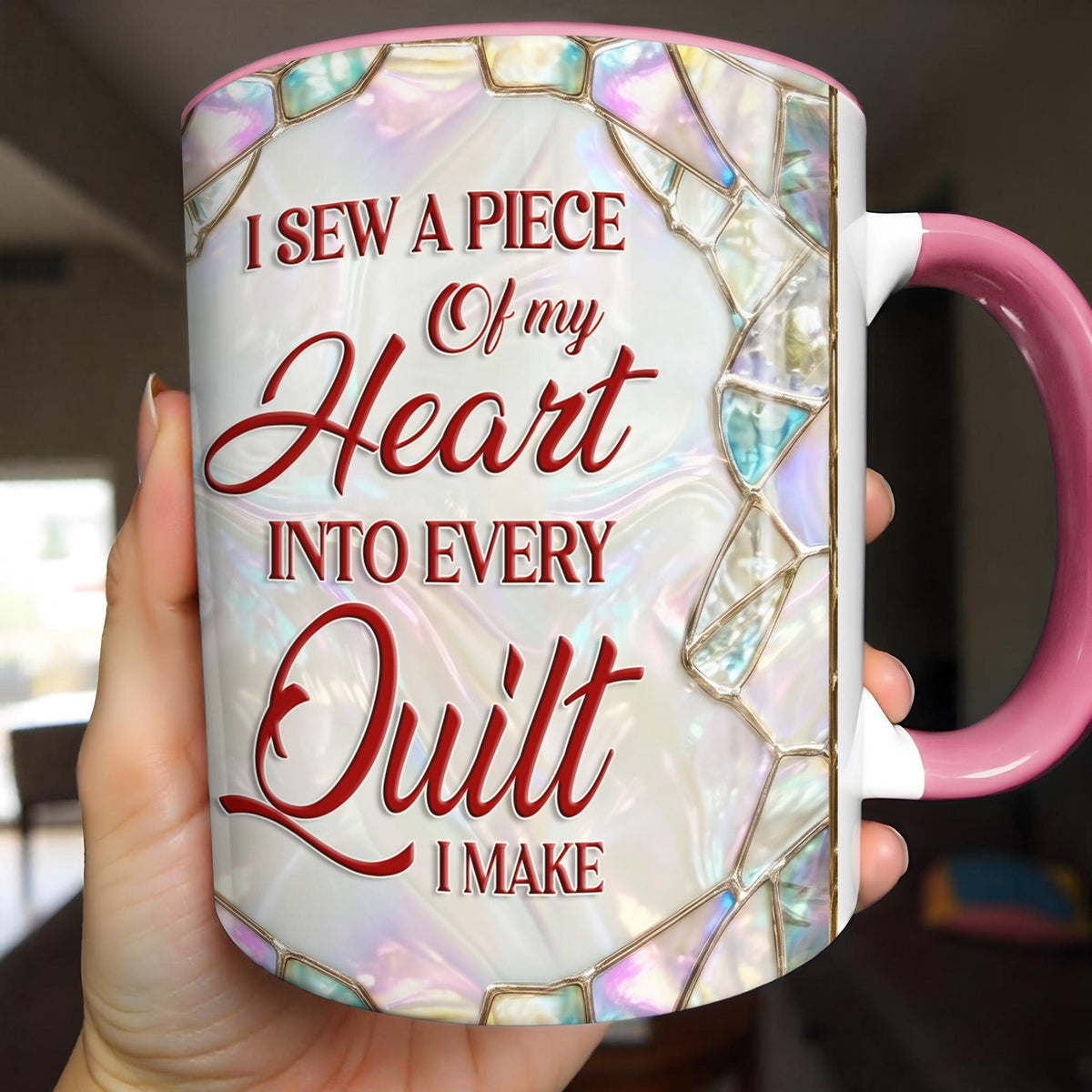 Creative Soul Sewing Personalized Accent Mug, Gift For Crafters